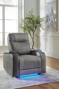 Schooner Rocks Power Recliner (Black/Gray)