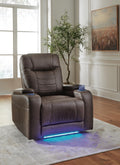 Schooner Rocks Power Recliner (Brown/Beige)