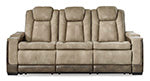 Next-Gen Durapella Power Reclining Sofa (Brown/Beige) 2