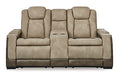 Next-Gen Durapella Power Reclining Loveseat with Console