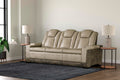 Next-Gen Durapella Power Reclining Sofa (Brown/Beige) 2