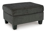 Erinslane Ottoman (Black/Gray)