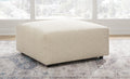 Edenfield Oversized Accent Ottoman (Brown/Beige)