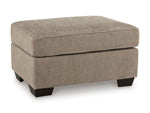 Olten Ottoman (Brown/Beige)