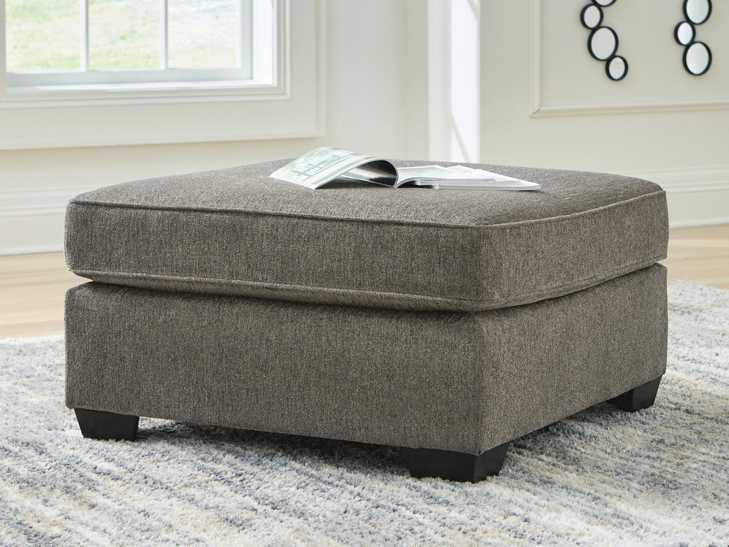Olten Oversized Accent Ottoman (Graphite)