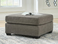 Olten Oversized Accent Ottoman (Graphite)
