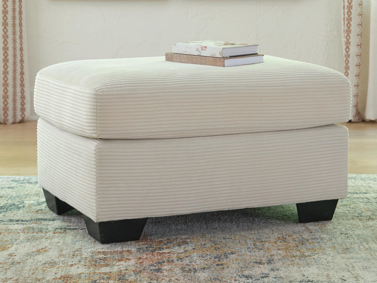 Greenbriar Ottoman (Ivory)