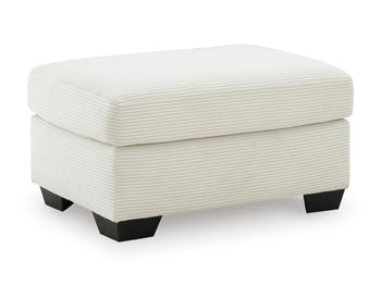 Greenbriar Ottoman (White)