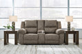 Laresview Reclining Loveseat with Console