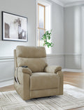 Next-Gen Durapella Power Lift Recliner (Brown/Beige)