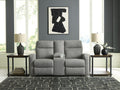 Gauntlet Reclining Loveseat with Console