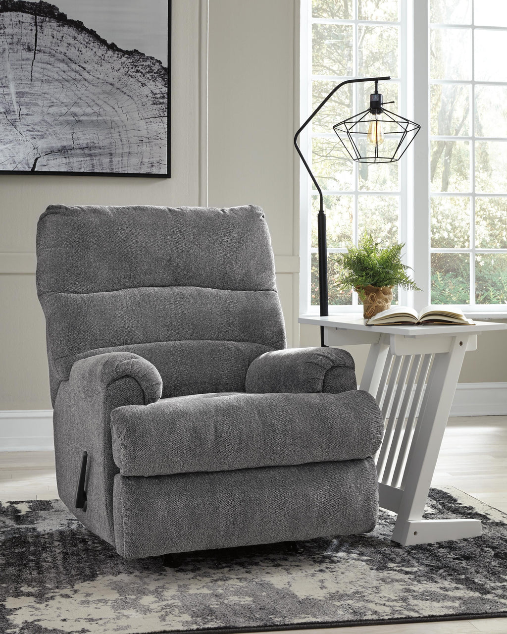 Man Fort Recliner (Black/Gray)