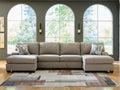 Newellen 3-Piece Sectional with Double Chaise