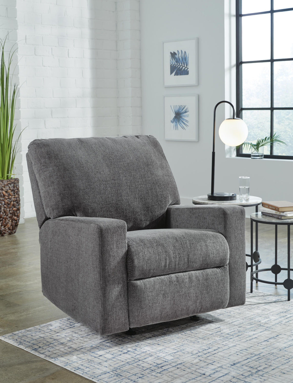 Rannis Recliner (Pewter)