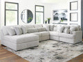 Cuddle Plush 6-Piece Sectional with Chaise