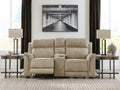 Next-Gen Durapella Power Reclining Loveseat with Console