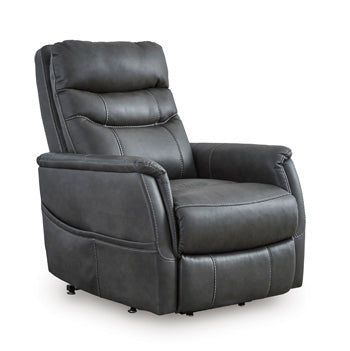 Strawbill Power Lift Recliner (Black/Gray)