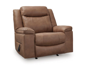 Status Check Recliner (Brown/Beige)