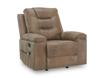 Stockworth Recliner (Brown/Beige)