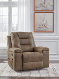 Stockworth Recliner (Brown/Beige)