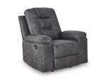 Stockworth Recliner (Black/Gray)