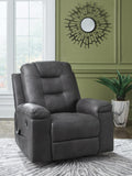 Stockworth Recliner (Black/Gray)