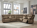 Max-Momentum 7-Piece Power Reclining Sectional with Audio Consoles