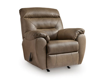 Elksworth Recliner (Brown/Beige)