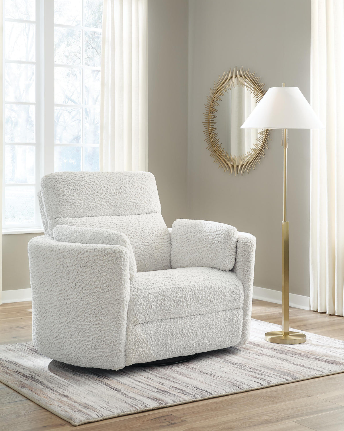 Gosaldo Swivel Power Glider Recliner