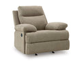 Side-Swipe Recliner (Brown/Beige)