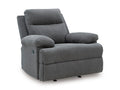 Side-Swipe Recliner (Black/Gray)