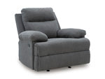 Side-Swipe Recliner (Black/Gray)