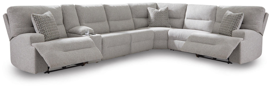 Acklen Place 7-Piece Power Sectional Reclining Sofa with Storage Console