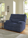 Acklen Place Oversized Power Recliner (Blue)