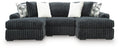 Midnight-Madness 3-Piece Double Chaise Sectional