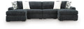 Midnight-Madness 4-Piece Double Chaise Sectional