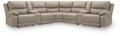 Narwhal Place 7-Piece Reclining Sectional with Storage Consoles