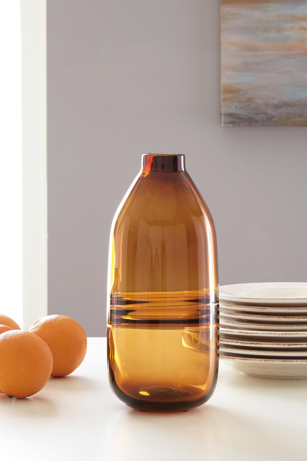 Lemmitt Vase (Brown/Beige)