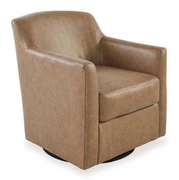 Bradney Swivel Accent Chair (Brown/Beige) 2
