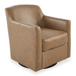 Bradney Swivel Accent Chair (Brown/Beige) 2
