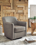 Bradney Swivel Accent Chair (Black/Gray) 2