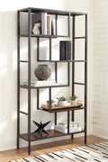 Frankwell Bookcase (Black/Gray)
