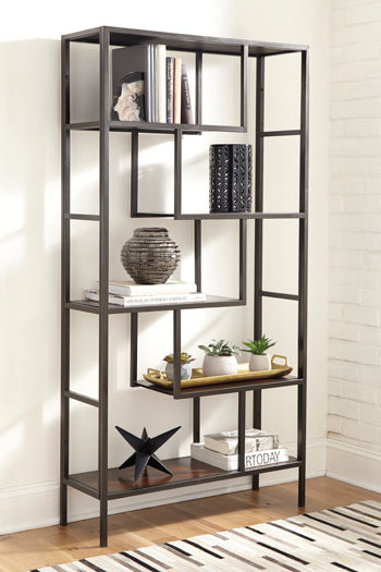 Frankwell Bookcase (Black/Gray)