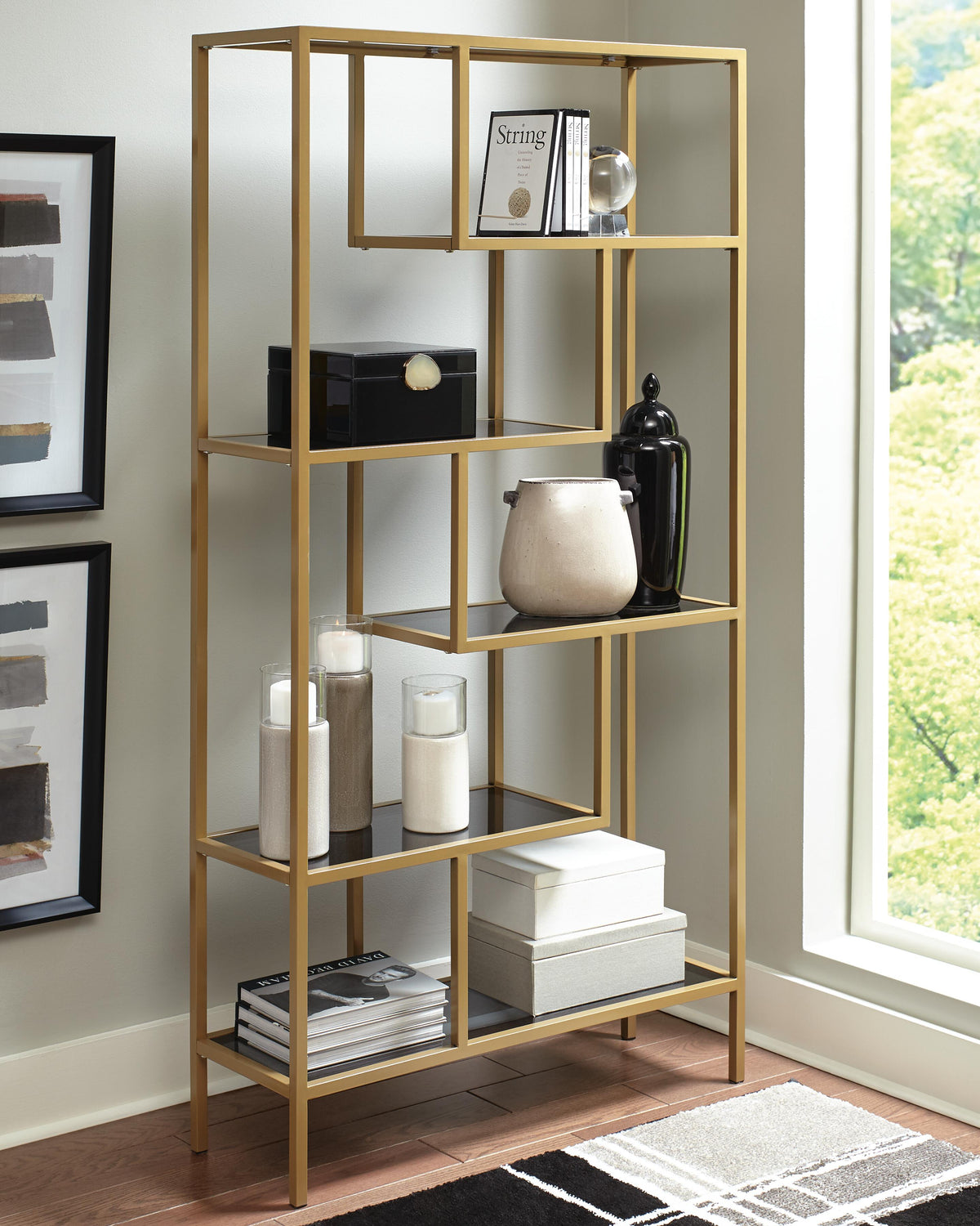 Frankwell Bookcase (Metallic)