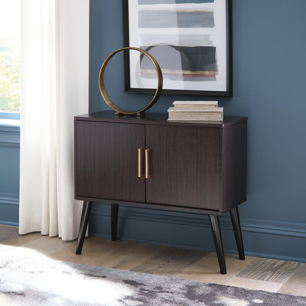 Orinfield Accent Cabinet (Black/Gray)