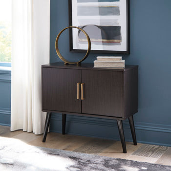 Orinfield Accent Cabinet (Black/Gray)