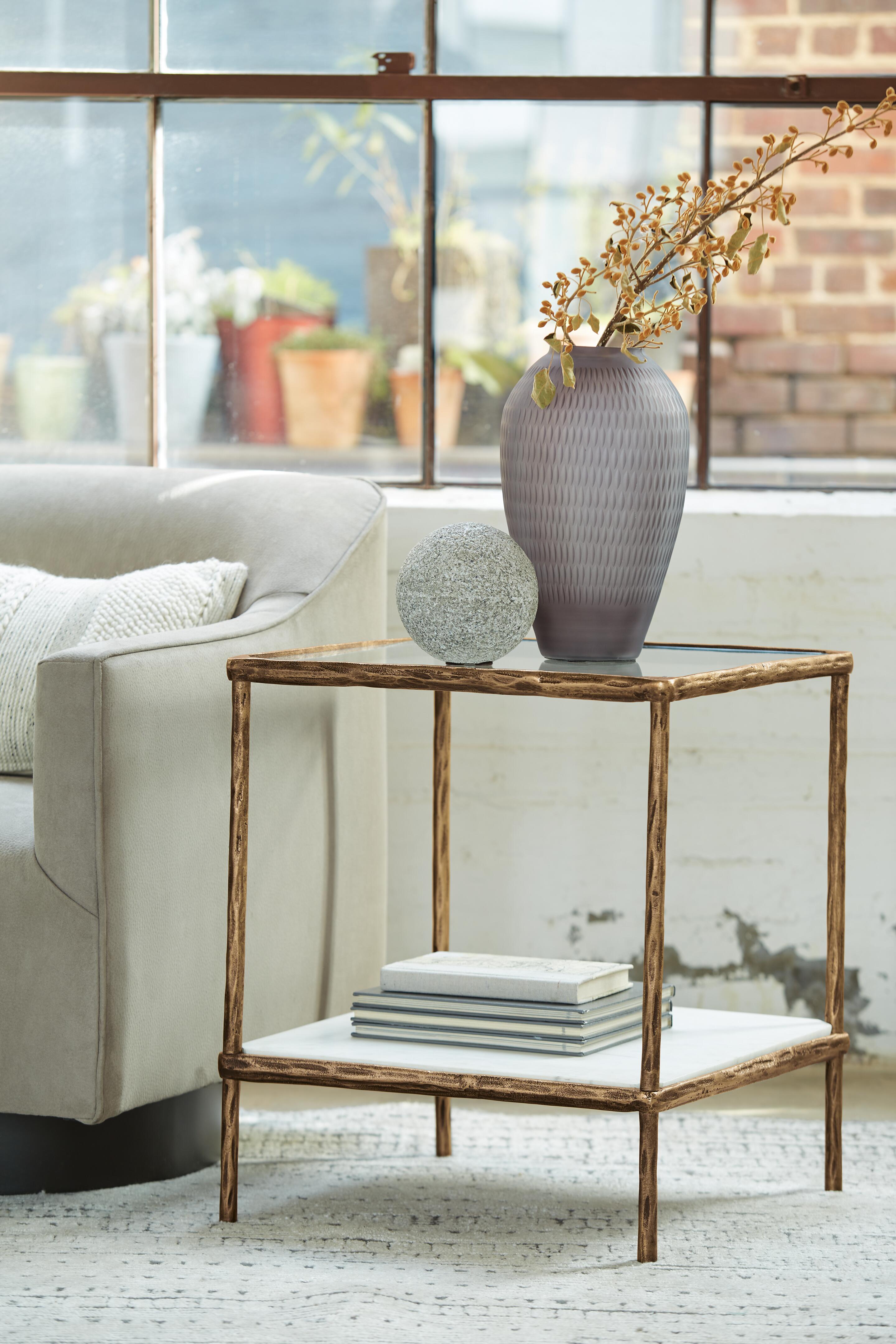 Ryandale Accent Table (Metallic)