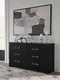 Maeling Dresser (Black/Gray)