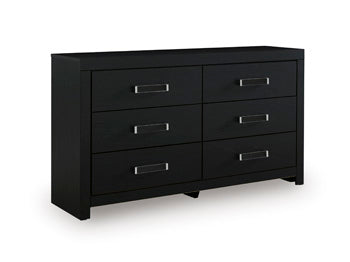 Maeling Dresser (Black/Gray)