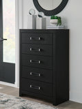 Maeling Chest of Drawers (Black/Gray)